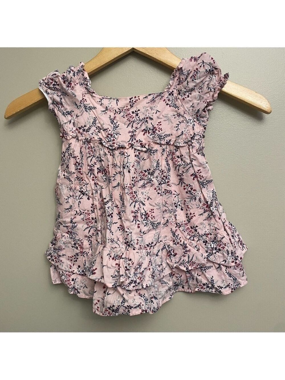 Janie and Jack Floral Flowy Blouse 18-24 months